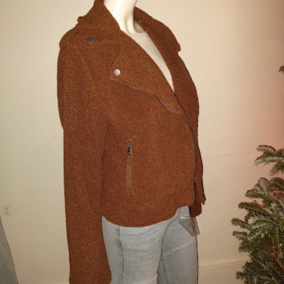 Max Studio Wooly Bomber Jacket - Picture 6 of 10